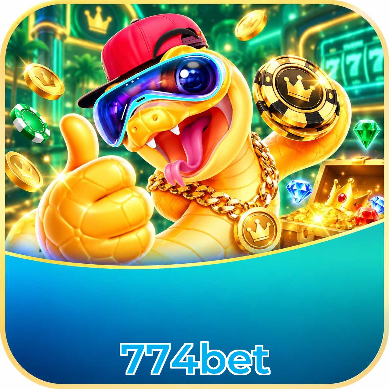 Contedo de jogos no canal Telegram 774bet